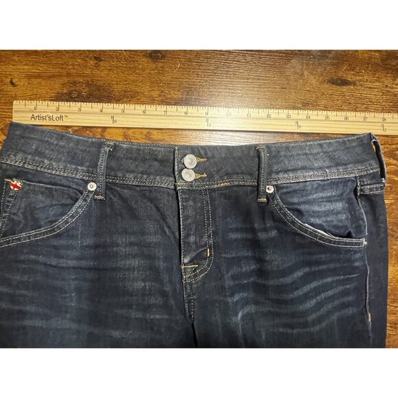 Hudson Jeans Womens 31 Beth Baby Boot Stretch Denim Flap Pockets NM176ZPZ - Picture 9 of 12